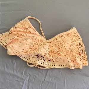 Peach Colored Bikini Top